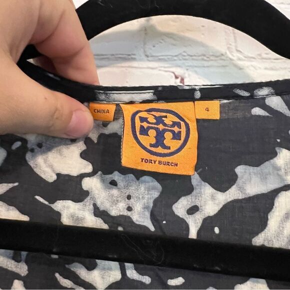 Tory Burch Beaded Floral Tunic size 4 - Picture 6 of 8